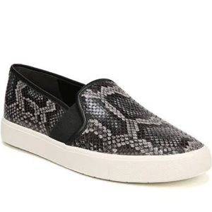 Vince Blair Granite Snake-Print Platform Sneakers